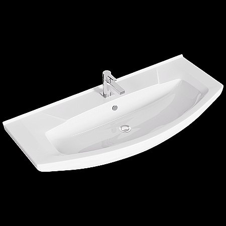 Тумба с раковиной Aqwella Basic 105 дуб золотой для ванной в интернет-магазине Sanbest