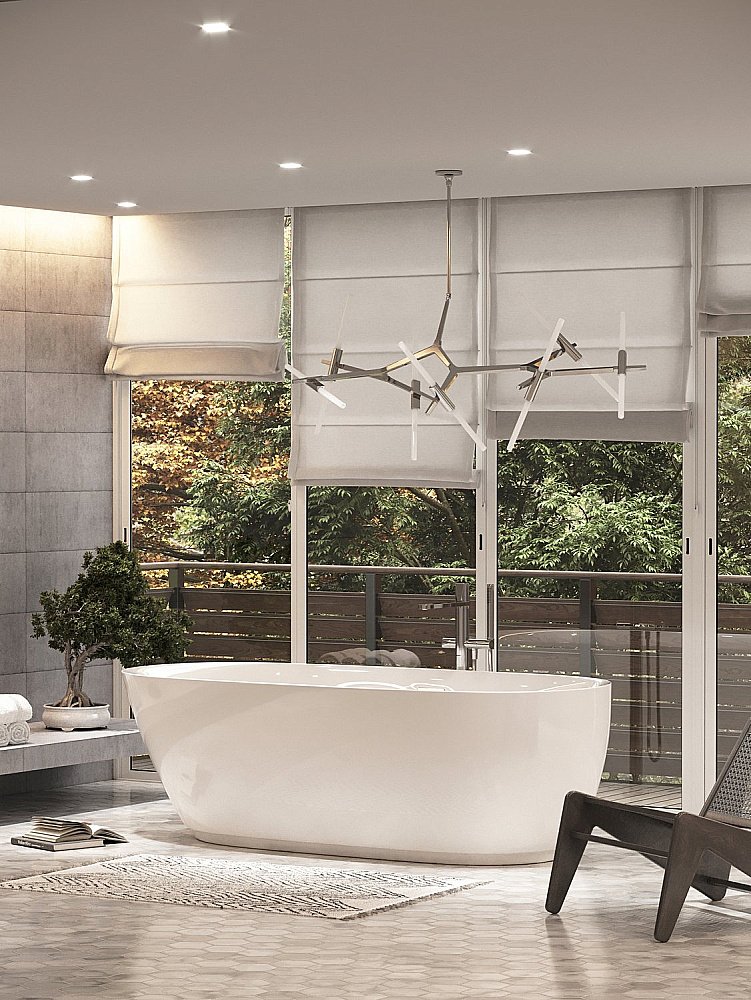 Акриловая ванна Sancos Single 180х85 FB07 белая купить в интернет-магазине Sanbest