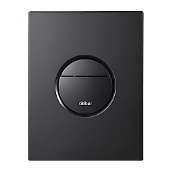 Кнопка для инсталляции Abber AC0126MB черная матовая купить в интернет-магазине сантехники Sanbest
