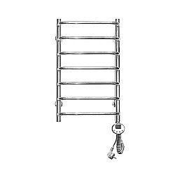 Полотенцесушитель электрический Domoterm Стефано П7 400x700 ER хром правый купить в интернет-магазине сантехники Sanbest