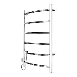 Полотенцесушитель электрический Azario VERONA П6 500х800 AZ04758 хром/диммер слева купить в интернет-магазине сантехники Sanbest