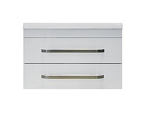 Тумба с раковиной Эстет Monaco 60 подвесная 2 ящика/любой цвет тумбы и раковины под заказ для ванной в интернет-магазине Sanbest