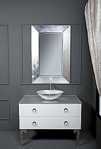 Тумба с раковиной Armadi Art Neoart 110 со столешницей белая для ванной в интернет-магазине Sanbest