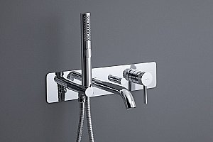 Смеситель для ванны Allen Brau Priority 5.31006-00 хром купить в интернет-магазине сантехники Sanbest