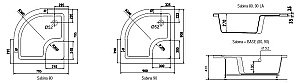 Душевой поддон Ravak Sabina 90х90 купить в интернет-магазине Sanbest