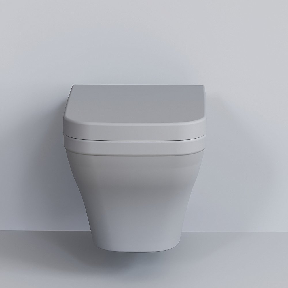 Унитаз подвесной Ambassador Benefit 203T20301R серый матовый купить в интернет-магазине Sanbest