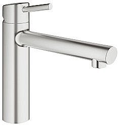 Смеситель для кухни Grohe Concetto new 31128DC1 сталь купить в интернет-магазине сантехники Sanbest
