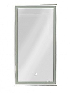 Зеркальный шкаф с подсветкой Art&Max TECHNO AM-Tec-350-650-1D-DS-F-Nero купить в интернет-магазине сантехники Sanbest