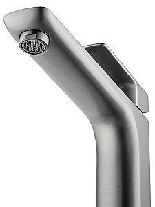 Смеситель для раковины высокий WONZON & WOGHAND EDGE, Темный графит (WW-88239003-BGM) купить в интернет-магазине сантехники Sanbest