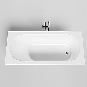 Ванна Salini Ornella Axis S-Stone 170х75 103523M белая матовая купить в интернет-магазине Sanbest