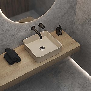 Раковина накладная BERGES Ego SL 181070 38 матовый жасмин купить в интернет-магазине Sanbest