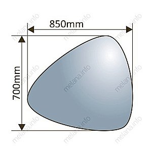 Зеркало LED Melana MLN-LED055 85x70 в ванную от интернет-магазине сантехники Sanbest