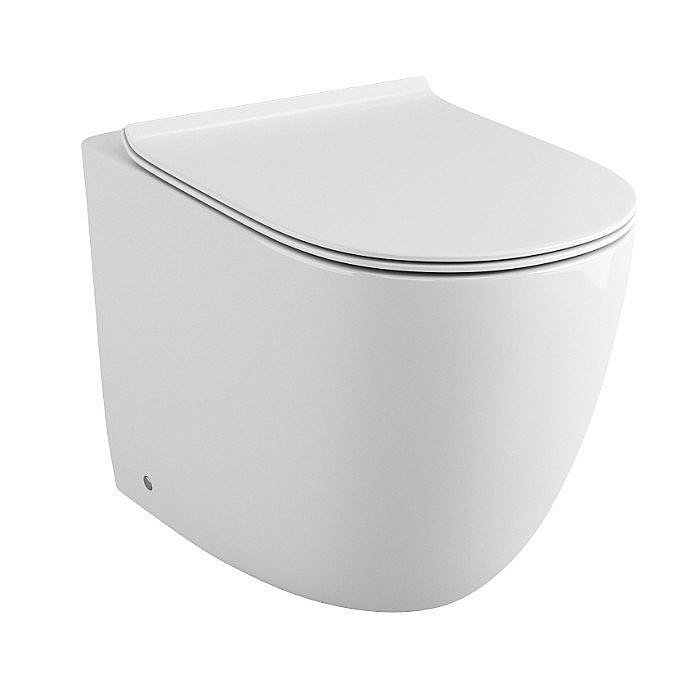 Унитаз приставной Grossman GR-PR4411S безободковый, с крышкой микролифт купить в интернет-магазине Sanbest