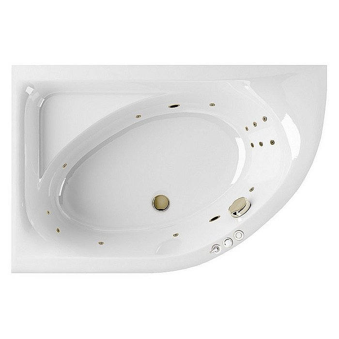 Ванна акриловая EXCELLENT Aquarella SMART WAEX.ARL17.SMART.BR 170x110 белая с гидромассажем купить в интернет-магазине Sanbest