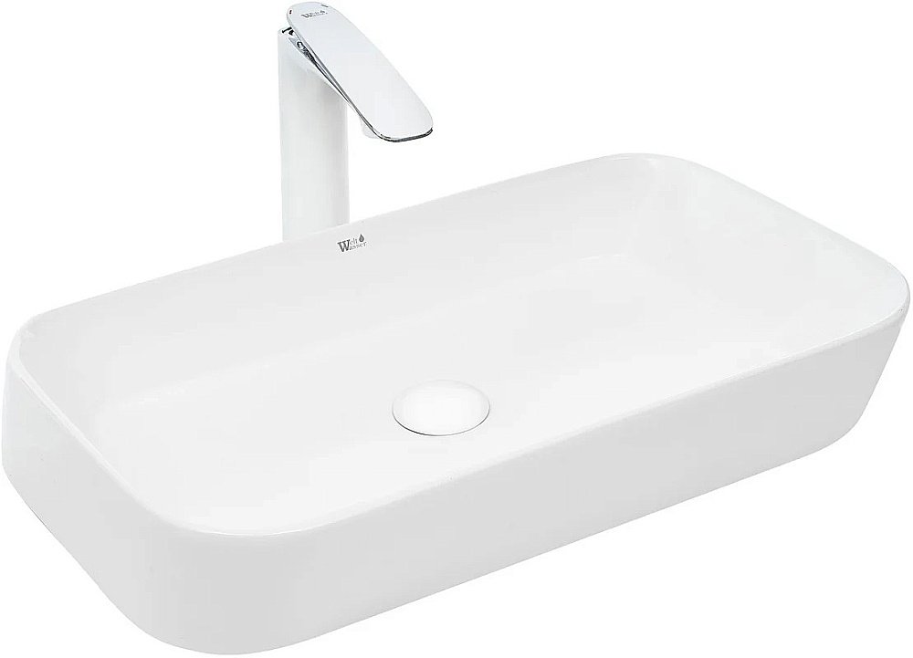 Накладная раковина WeltWasser WW ELBACH 22434 60 белая купить в интернет-магазине Sanbest