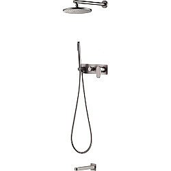 Душевая система Boheme Spectre 454-2-NB никель купить в интернет-магазине сантехники Sanbest