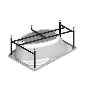 Гидромассажная ванна Vannesa Монти АКТИВ 150x105 купить в интернет-магазине Sanbest