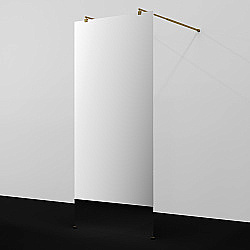 Душевое ограждение WasserKRAFT Vechte 60W40BG-MR 120 фиксатор золото матовое/стекло зеркальное купить в интернет-магазине Sanbest