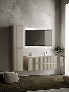 Тумба с раковиной Sancos SNOB R SNR120CE 120 Beige Soft для ванной в интернет-магазине Sanbest