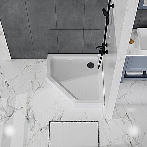 Душевой поддон BelBagno TRAY-BB-P-90-15-W 90х90 белый купить в интернет-магазине Sanbest