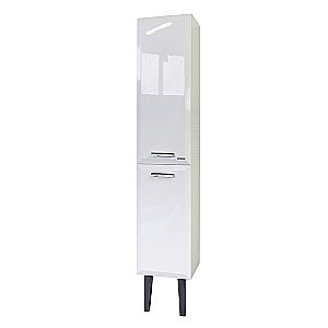 Шкаф-колонна Comforty Империя-35 00-00014791 белый глянец для ванной в интернет-магазине сантехники Sanbest