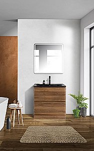 Тумба с раковиной BelBagno ALBANO 80 напольная Rovere Rustico для ванной в интернет-магазине Sanbest