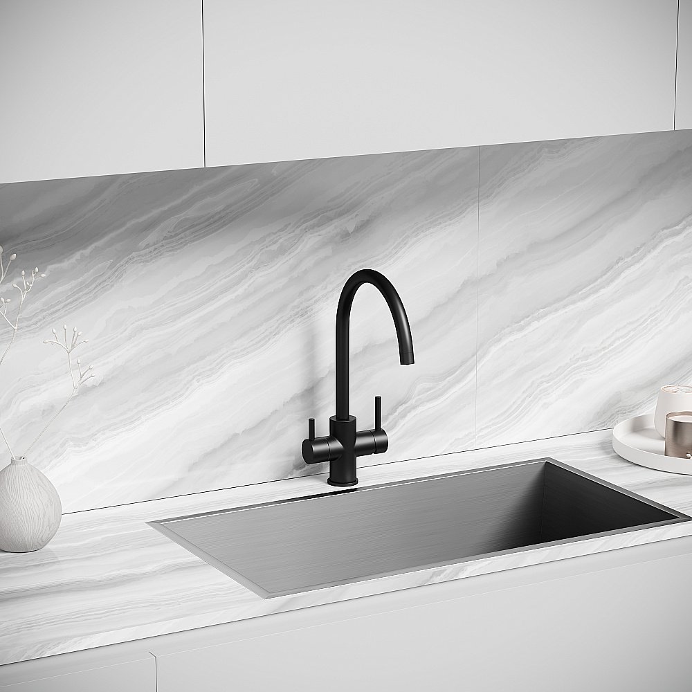 Смеситель для кухни Sancos Taper SC4012MB черный матовый купить в интернет-магазине сантехники Sanbest