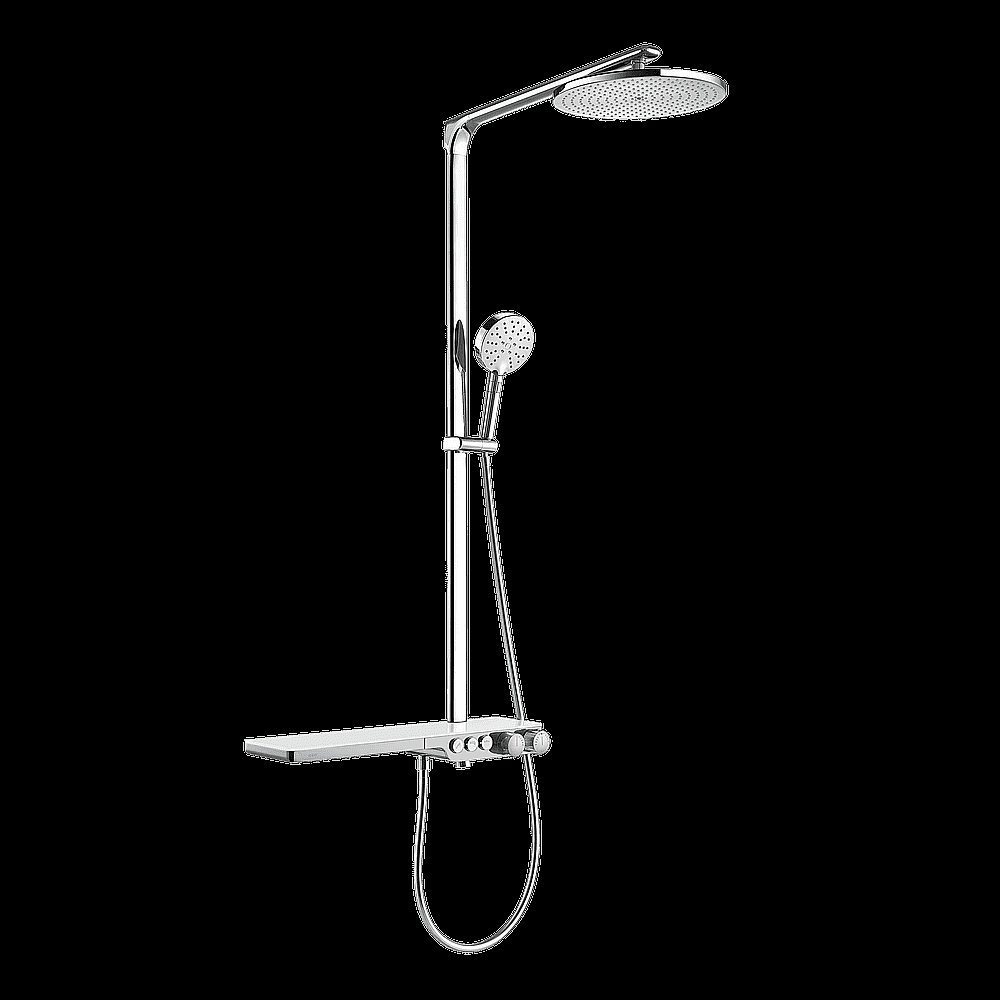 Душевая система Black&White Universe U7655 хром купить в интернет-магазине сантехники Sanbest