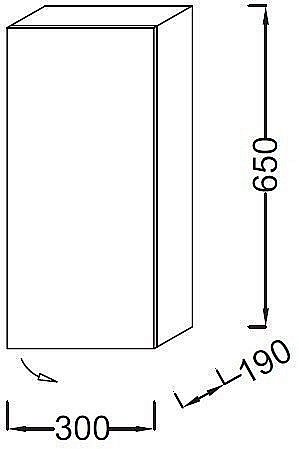 Полуколонна Jacob Delafon PARALLEL 30 для ванной в интернет-магазине сантехники Sanbest