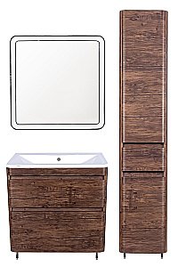 Тумба с раковиной Style Line Атлантика 80 напольная для ванной в интернет-магазине Sanbest