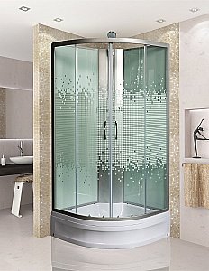 Душевая кабина Мономах С МЗ 24 100x100 без крыши купить в интернет-магазине Sanbest