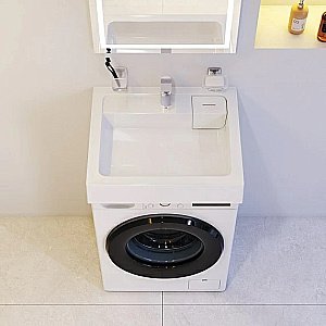 Раковина на стиральную машину AM.PM X-JOY 60 M85AWCC0602WG белая купить в интернет-магазине Sanbest