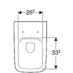 Унитаз подвесной Geberit iCon Square 201950000 белый, безободковый купить в интернет-магазине Sanbest