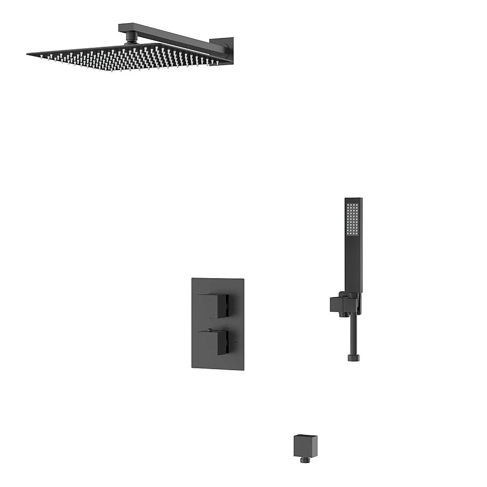 Душевая система D&K Bayern.Liszt DA2515705A04 черная матовая купить в интернет-магазине сантехники Sanbest