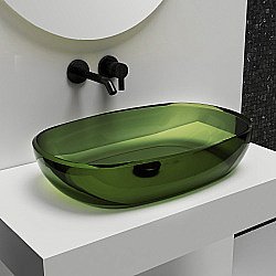 Раковина Abber Kristall AT2805Emerald зеленая купить в интернет-магазине Sanbest