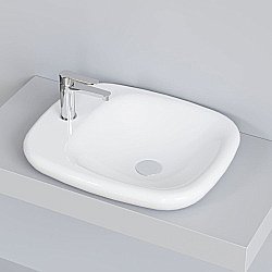 Раковина Ambassador Diamond 54 126T20001 белая купить в интернет-магазине Sanbest