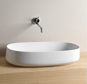 Раковина накладная Artceram Cognac 68 COL005 05 00 Bianco Matt купить в интернет-магазине Sanbest