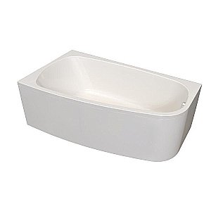 Ванна акриловая Радомир Рона 148х80 белая, слив золото купить в интернет-магазине Sanbest