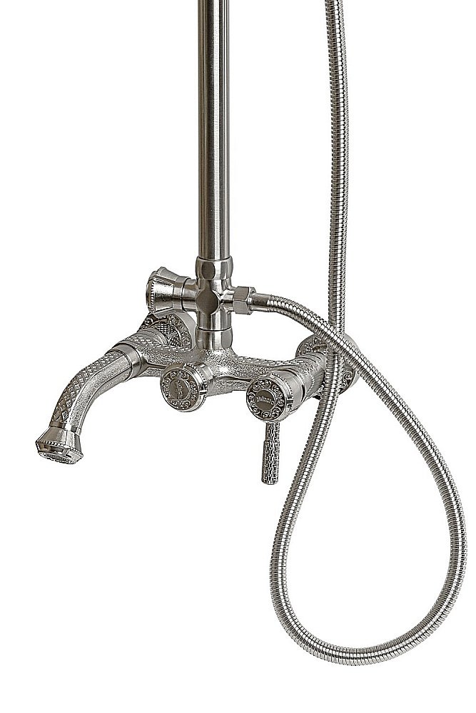 Душевая система Milacio Vitoria MC.101.1SL серебро купить в интернет-магазине сантехники Sanbest