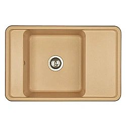 Мойка кухонная Акватон Беллис 78 латте купить в интернет-магазине сантехники Sanbest