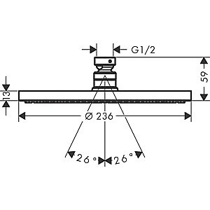 Душевая система Hansgrohe Raindance S 27959670 черный матовый купить в интернет-магазине сантехники Sanbest
