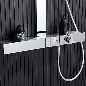 Душевая система Black&White Gravity 9005NC хром глянцевый купить в интернет-магазине сантехники Sanbest