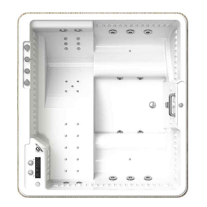 Минибассейн Радомир Цезарь Gold 188х174 белый купить в интернет-магазине Sanbest