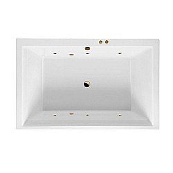 Ванна акриловая EXCELLENT Crown Lux SOFT WAEX.CRO19.SOFT.BR 190x120 белая с гидромассажем купить в интернет-магазине Sanbest