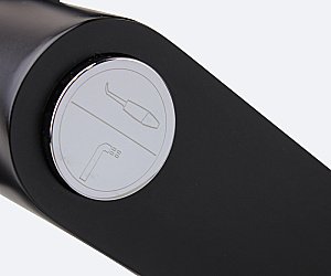 Смеситель для раковины с ирригатором Bronze de Luxe Optimal 10188B черный купить в интернет-магазине сантехники Sanbest