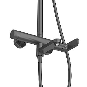 Душевая система Cezares STYLUS-CVD-NOP черная матовая купить в интернет-магазине сантехники Sanbest