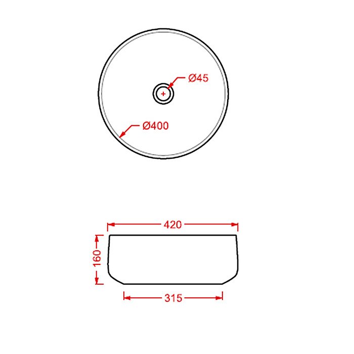 Раковина накладная Artceram Cognac 42 COL001 42 00 Petrolio купить в интернет-магазине Sanbest