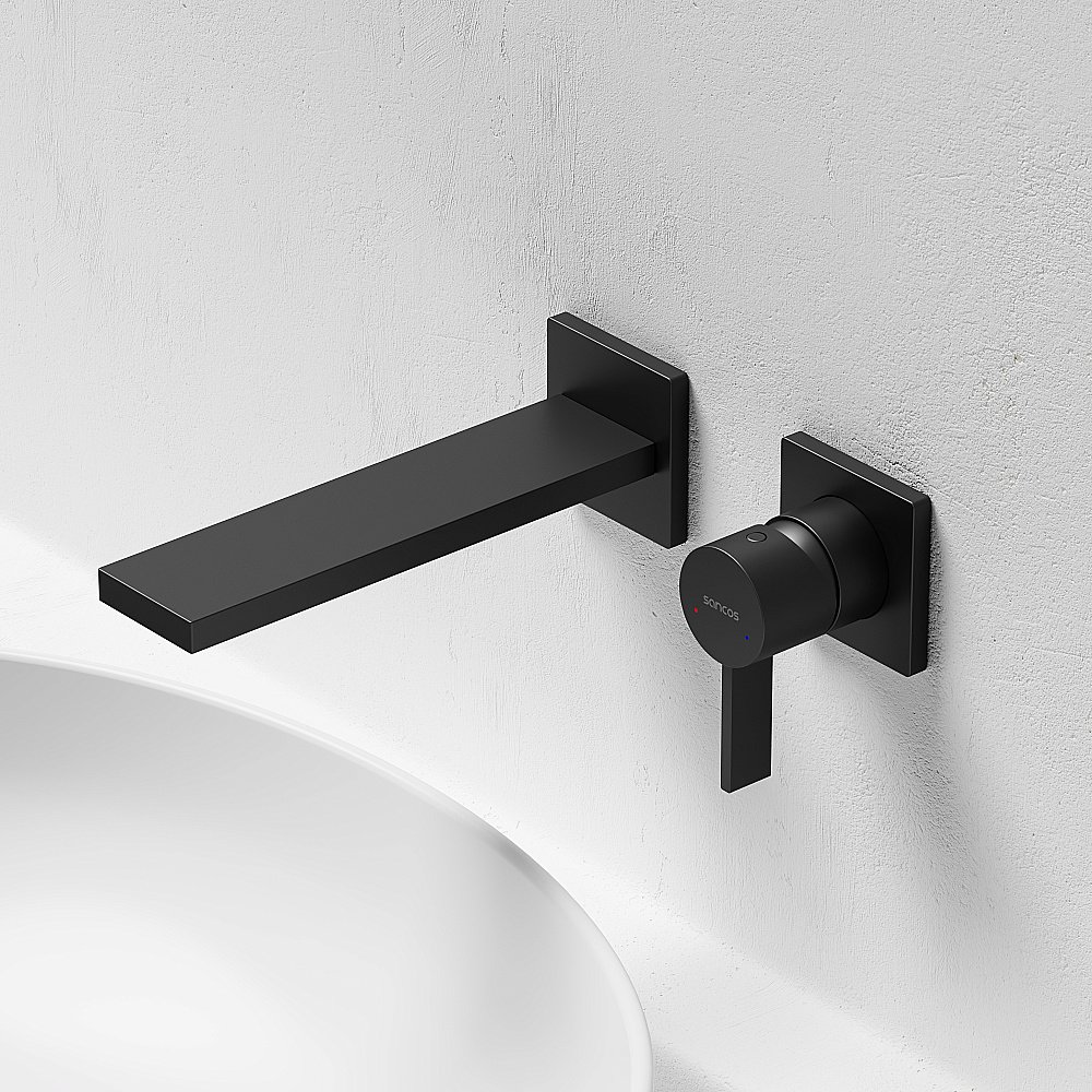 Смеситель для раковины Sancos Linn SC9021MB черный матовый купить в интернет-магазине сантехники Sanbest