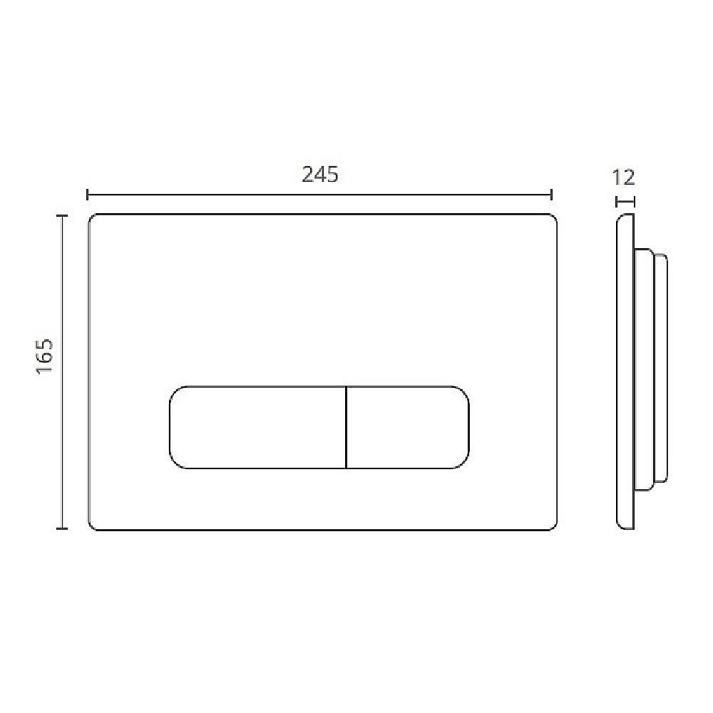 Кнока для инсталляции Ctesi Keen BK0202108 золото купить в интернет-магазине сантехники Sanbest