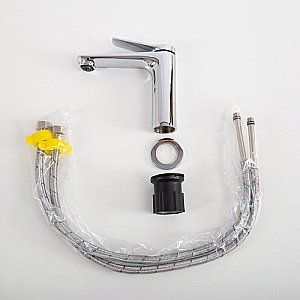 Смеситель для раковины BelBagno UNIQUE-LVM-CRM-W0 хром купить в интернет-магазине сантехники Sanbest